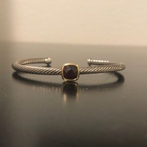 David Yurman Bracelet with Garnet Stone